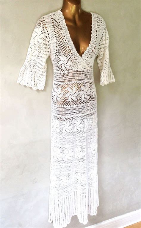 .maxi dress blue white white wrap dress shape eileen elisa bag beach crochet dress azure maxi dress white paillette maxi dress white woman white wrap dress beach dress mesh. WHITE CROCHET FULL LENGTH MONSOON BOHO SUMMER DRESS BEACH ...