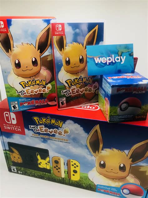 First Photos Of Pokemon Lets Go Pikachueevee North American Packaging