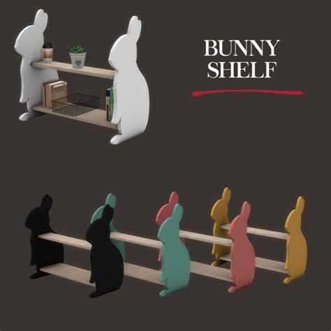 Bunny Shelf At Leo Sims Sims 4 Updates
