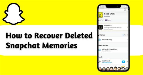 How To Recover Deleted Snapchat Memories Ultimate Guide