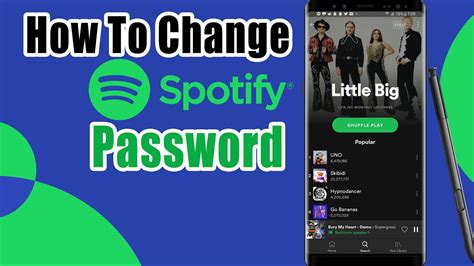 How To Change Spotify Password On Iphone How To Change Password