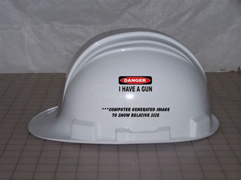 3 Danger I Have A Gun Funny Oilfield Hard Hat Toolbox Lunch Box