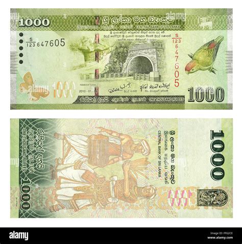 Banknotes 1000 Sri Lankan Rupees Stock Photo Alamy