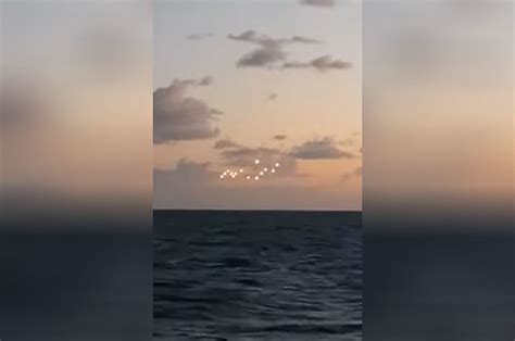 fleet of ‘ufos caught on video off coast of north carolina