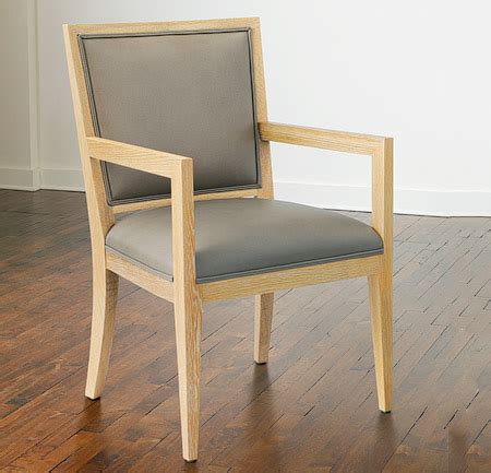 Our collection of chairs can easily bring out the vintage warmth or modern glamorous side your home while taking up little floor space. Frank Dining Chair with Arms - Dining Chairs & Barstools ...