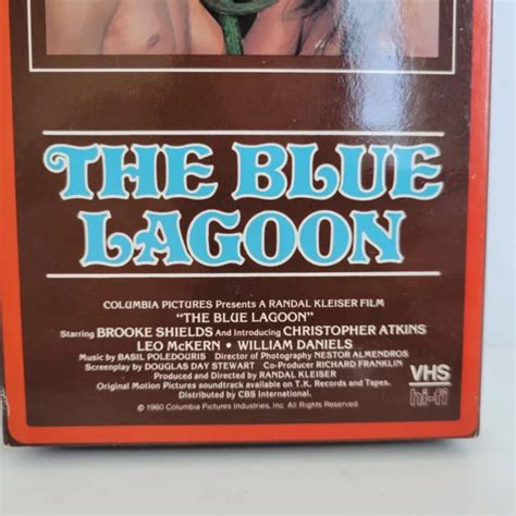 Rca The Blue Lagoon Vhs 1987 Brooke Shields Christopher Atkins Columbia