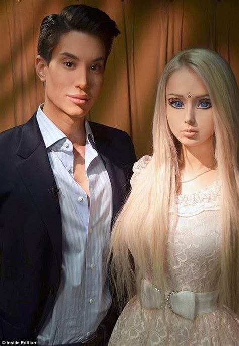 Valeria Lukyanova The Human Barbie Poses With Justin Jedlica Ken In New York Bizzare Video