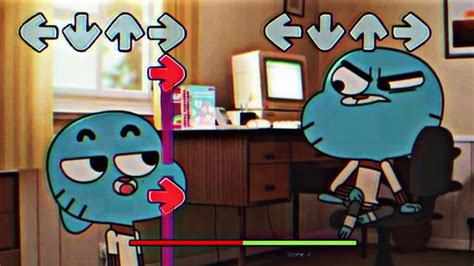 Gumball And Darwin Vs Tobias But It S Friday Night Funkin Otosection