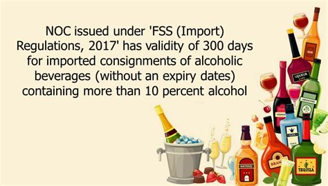 noc issued under fss import regulations 2017 has validity of 300 days for imported