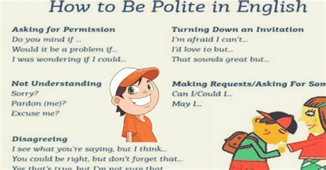 How To Be Polite In English With Useful Expressions Eslbuzz Learning English