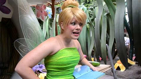 Meeting Tinker Bell In Pixie Hollow Youtube