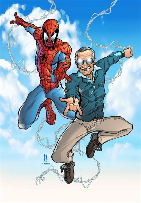 Dany Artspidey And Stan Lee Print