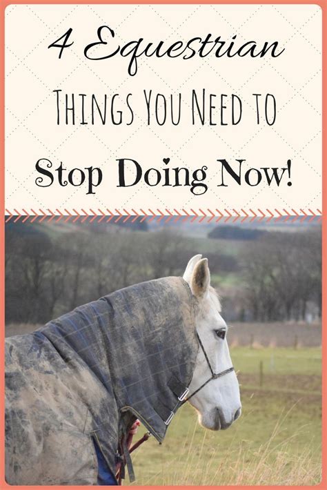 4 Equestrian Things You Need To Stop Doing Now Part 2