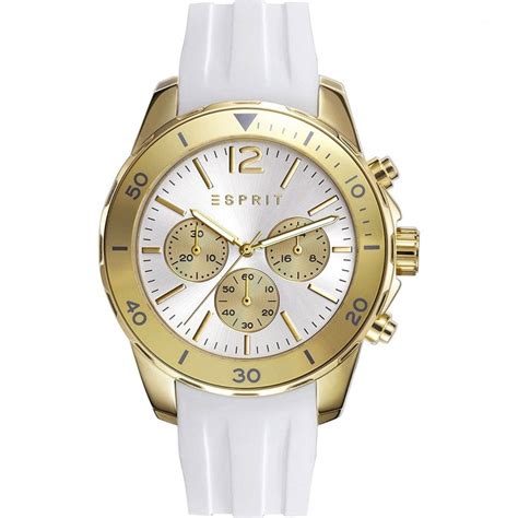 Esprit Ladies Haylee Goldsilver Chronograph Watch Watches From