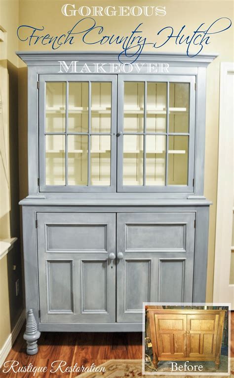 Rustique Restoration Gorgeous French Country Hutch Makeover
