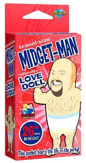 Midget Man Travel Size Blow Up Doll Funny Gag Ts In 2019