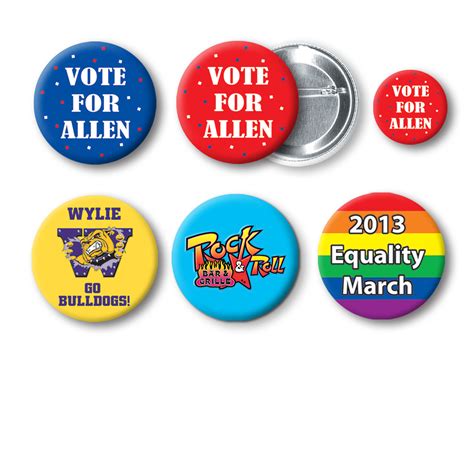 Custom Printed Buttons