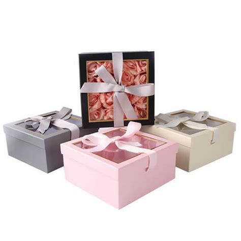 Gift boxes with lids, also called two piece boxes , one is bottom box and the other is top lid. Custom gift boxes with lids wholesale let your customers ...