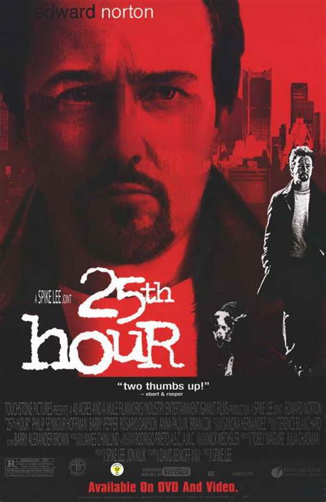 25th Hour Movie Poster Style B 11 X 17 2002