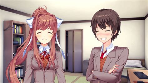 Ddlc Mod Mc Has To Pick A Date Monika Route Youtube