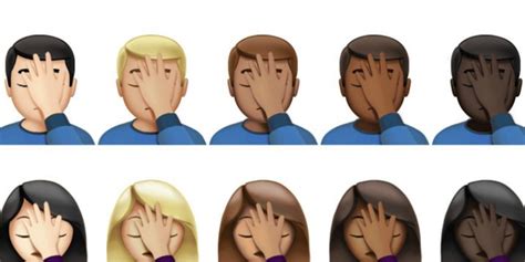 The Facepalm The Newest Emoji Dates Back Thousands Of Years Inverse