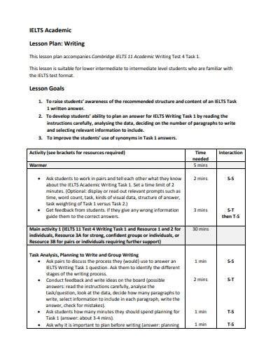 Free 10 Academic Lesson Plan Samples And Templates In Ms Word Pages Pdf