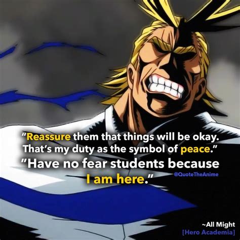 25 Powerful All Might Quotes My Hero Academia Images Hero Quotes