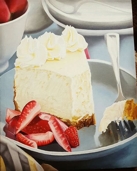 Cheesecake Dream X Inch OIL PAINTING Oil Painting On Stretched Canvas Published Via