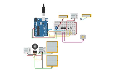 Circuit Design Experimento 3 Arduino Motor Dc E L293d Tinkercad