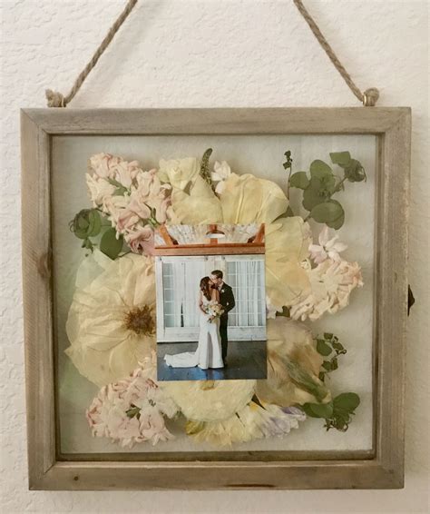 Custom Pressed Bridalbouquet Wall Hangings Etsy Wedding Bouquet