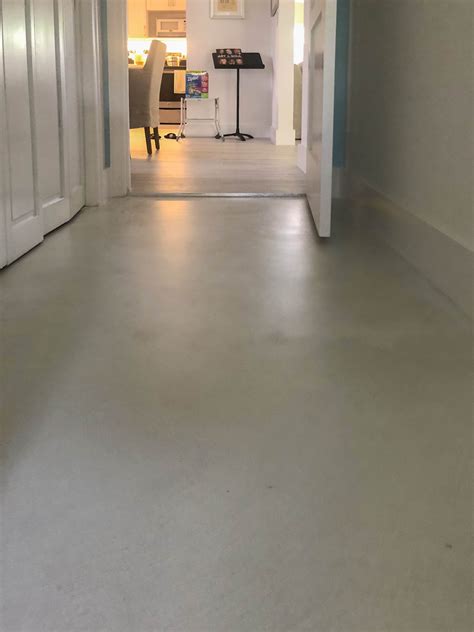 Microtopping On Private Home Polished Concrete And Micro Topping In Miami