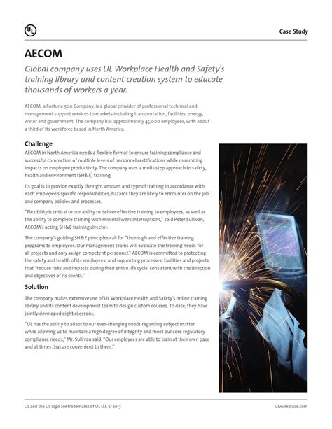Aecom Case Study By Ul Workplace By Ul Workplace Issuu