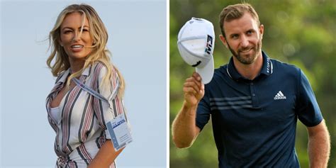 14 Photos Dustin Johnson Cant Stop Staring At Of His Wife Paulina Gretzky