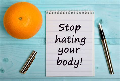 stop hating your body concept stock image image of confidence aggression 29969731