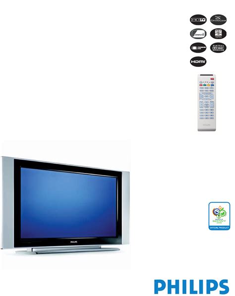 Philips Flat Panel Television 32pf5320 User Guide