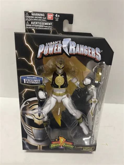 Bandai Mighty Morphin Power Rangers Legacy White Ranger Figure