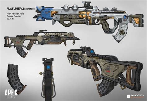 The Art Of Apex Legends Sci Fi Weapons Weapon Concept Art Fantasy