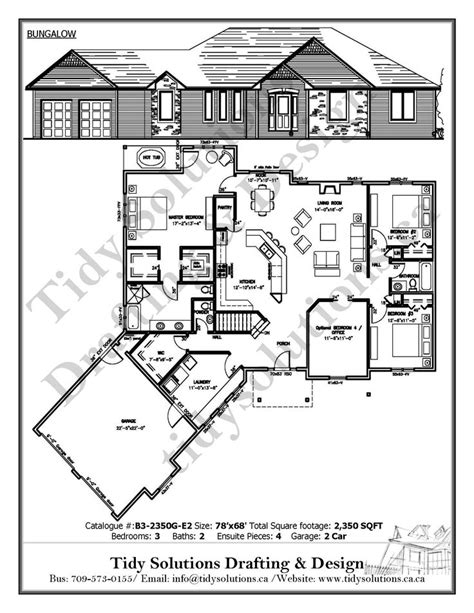 Pin By Tidy Solutions Drafting And Desi On Bungalow House Plan Designs