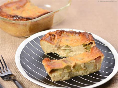 Clafoutis à la rhubarbe Notre recette illustrée