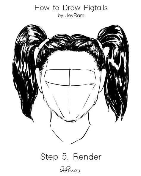 Pin By Dorsatabrizi On طراحی How To Draw Hair Drawings Pigtails