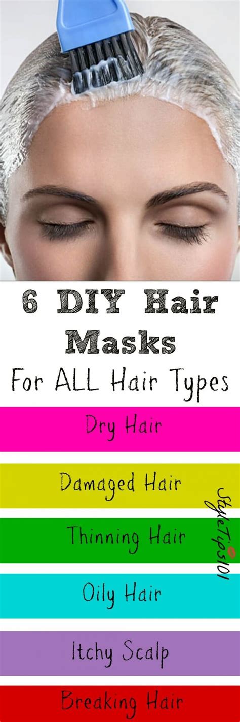 6 Diy Hair Masks For All Hair Types