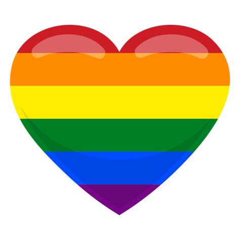Gay Heart Flag Transparent Png And Svg Vector File
