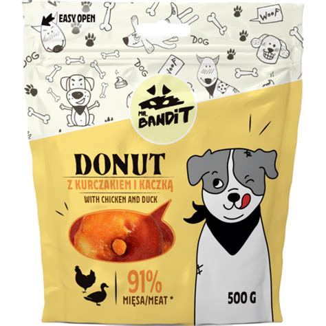 Mr Bandit Donut Pui Si Rata 500 G 6099 Ron Petmart Petshop