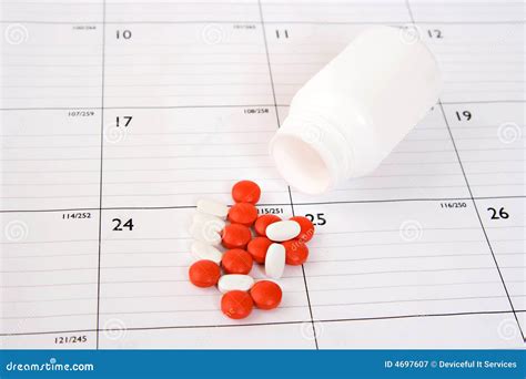 Monthtly Medication Regimen Stock Image Image Of Pharmacy Chemistry