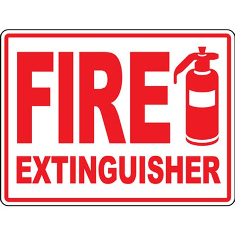Fire Extinguisher Floor Sign Graphic Products