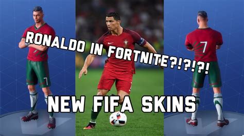 New Cristiano Ronaldo Skin In Fortnite Battle Royale Youtube