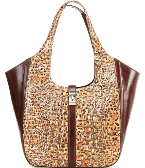 Brahmin Bergamot Collection Carla Leopard Tote Bag Dillards