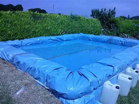 How To Build A Hay Bale Swimming Pool DIY Tutorial