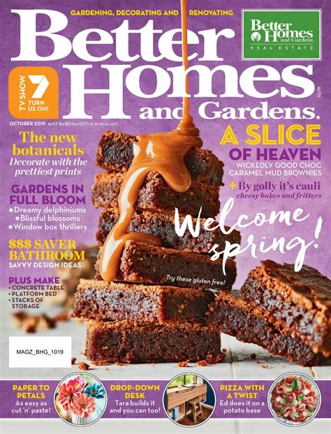 Australia's no.1 magazine for people who love their homes. Better Homes & Gardens Australia-October 2019 Magazine