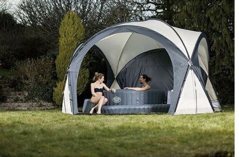 Lay Z Spa Dome Hot Tub Gazebo Tent Enclosure Sun Rain Shelter Bestway